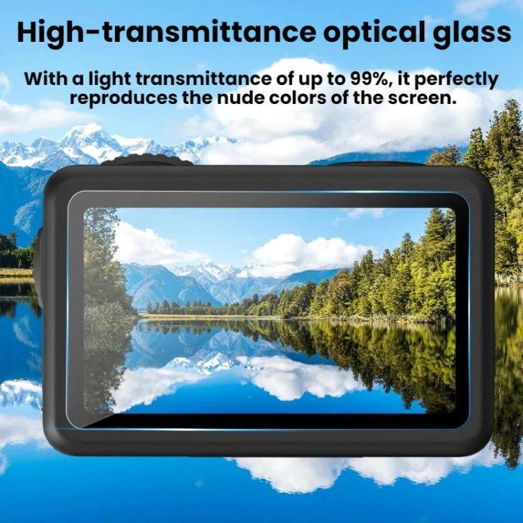 For DJI Osmo Action 6 Flymile Camera Lens HD Tempered Glass Screen Protector
