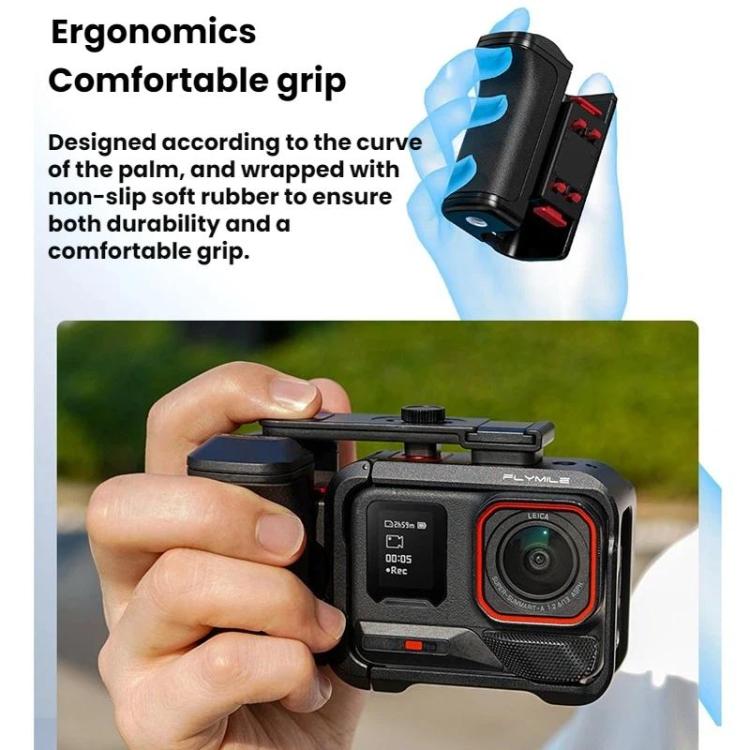 For Insta360 Ace Pro / 2 Flymile Camera Cage Expansion Accessories, Universal Holder, Set Plastic Version