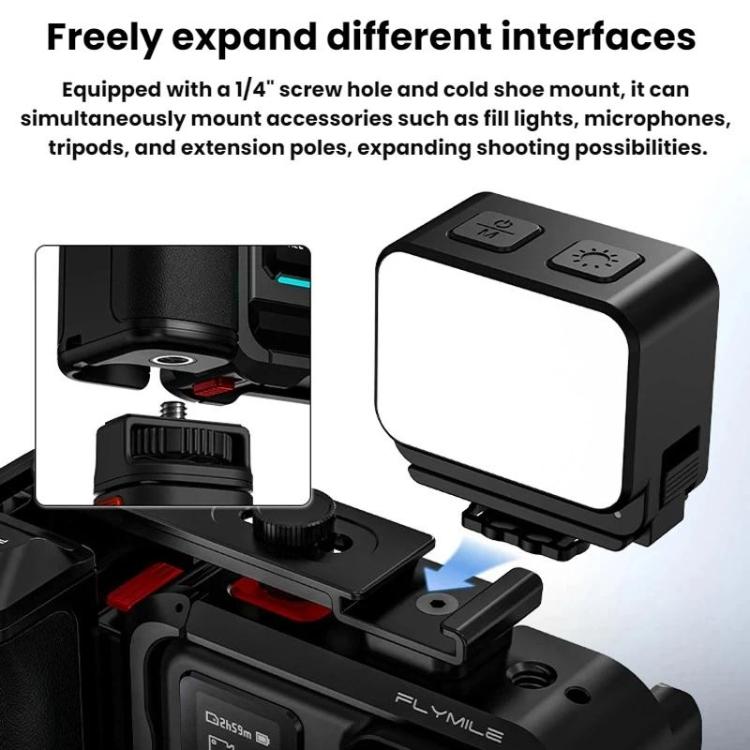 For Insta360 Ace Pro / 2 Flymile Camera Cage Expansion Accessories, Universal Holder, Set Plastic Version