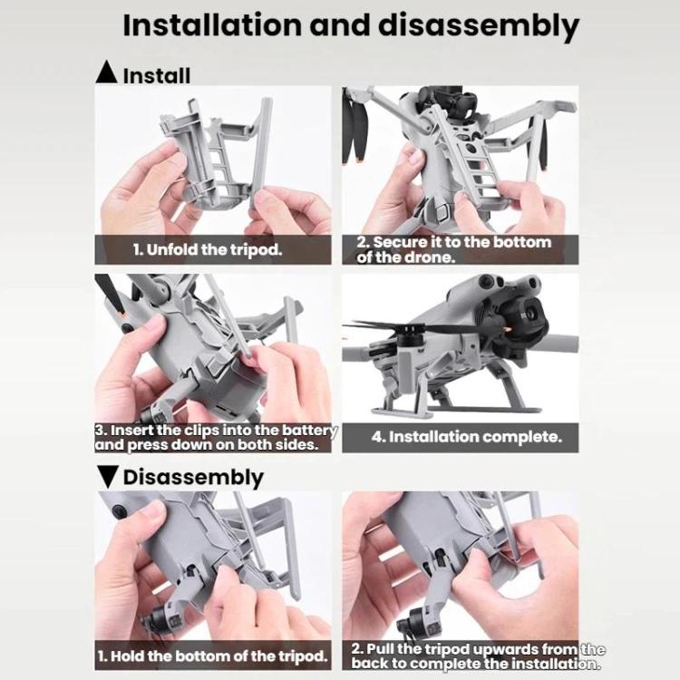 For DJI Mini 5 Pro BRDRC Extended Height Landing Gear