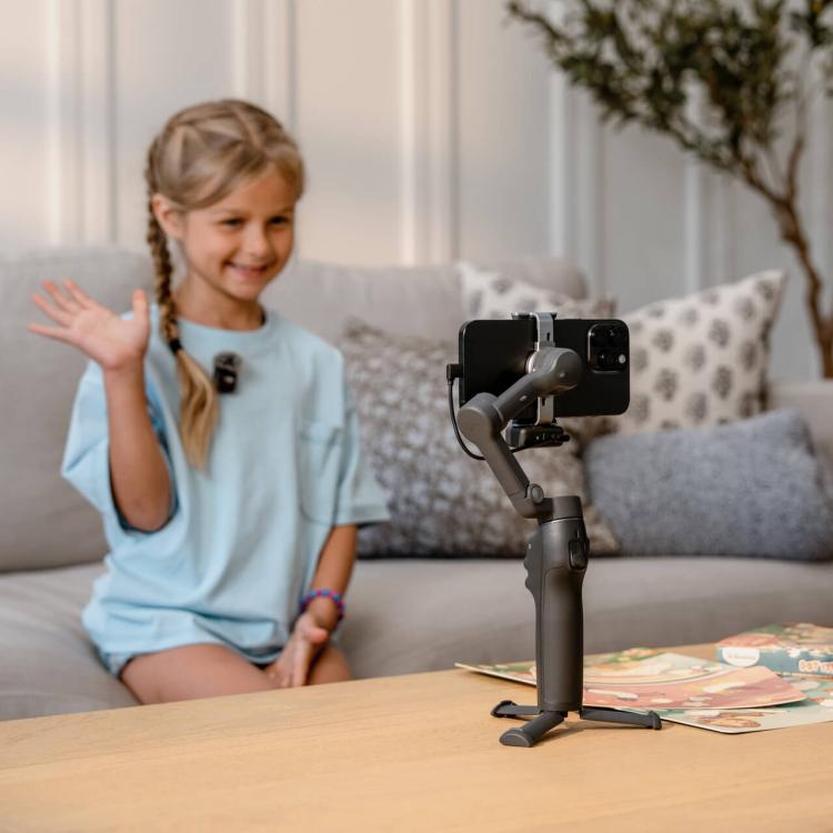 Original Osmo Mobile 8 Vlog Combo With Mic Mini Transmitter, Vlog Combo White, Vlog Combo Black