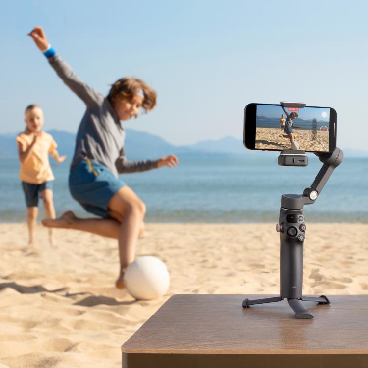 Original Osmo Mobile 7P Vlog Combo With Mic Mini Transmitter, Mobile 7P Vlog Combo White, Mobile 7P Vlog Combo  Black