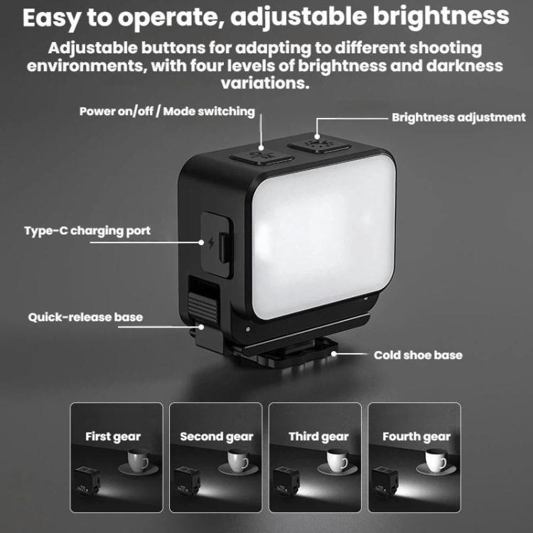 For DJI Osmo Aciton 6 / Osmo Nano Flymile Magnetic Selfie Light, For DJI Osmo Aciton 6 / Osmo Nano