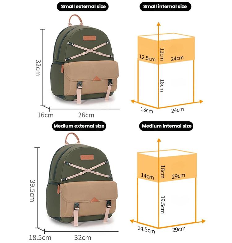 Cwatcun D249 Casual Shoulder Camera Bag Decompressorized Quick Access DSLR Storage Bag, Small Army Green, Medium Army Green