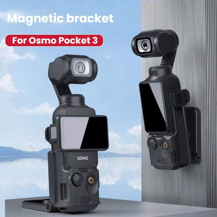 For DJI Osmo Pocket 3 Magnetic Mount Base Holder 180-Degree Adjustable Stand For Stable Vlogging