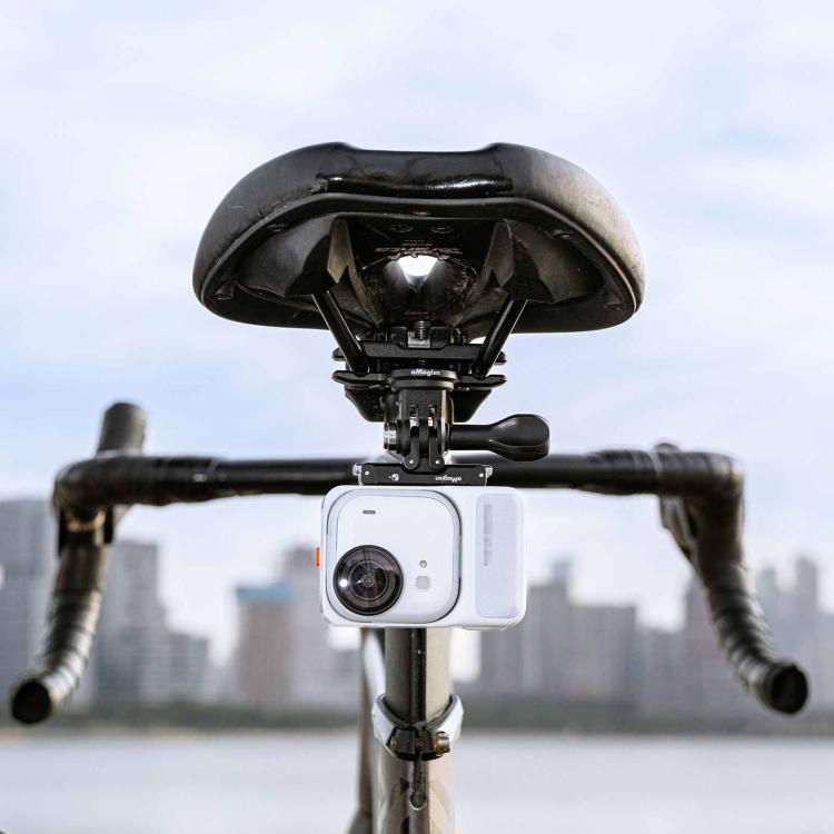 aMagisn  Universal Bike Seat Rail Mount for Action Cameras Bike Seat Clamp