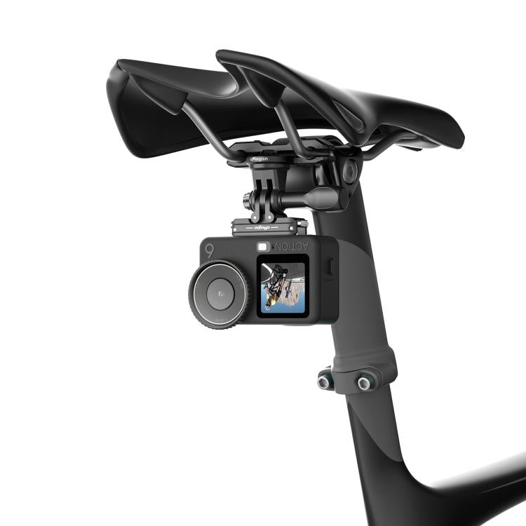 aMagisn  Universal Bike Seat Rail Mount for Action Cameras Bike Seat Clamp