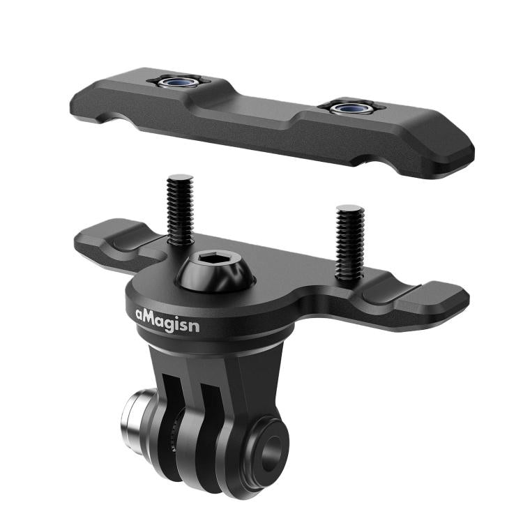 aMagisn  Universal Bike Seat Rail Mount for Action Cameras Bike Seat Clamp