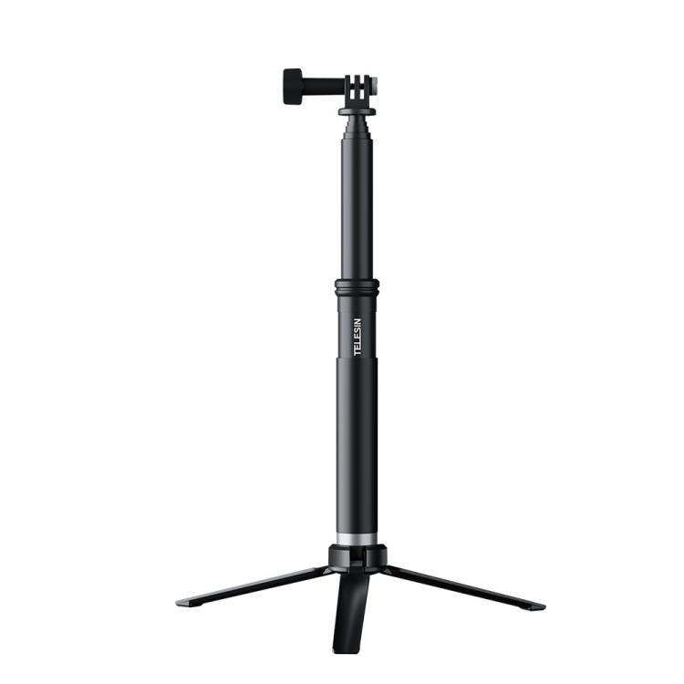 TELESIN 0.9M Selfie Stick Monopod Tripod Compatible With Action Cameras And Smartphones, Aluminum Alloy Tripod, Plastic Tripod