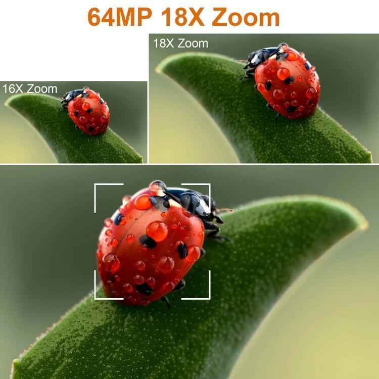 64MP 6K 18X Digital Zoom Ultra HD Video Camera With 4-Inch Touch Screen Camcorder, 6K 16G With Mic, 6K 32G With Mic
