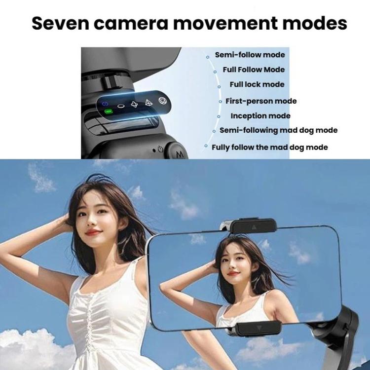 Selfieshow M02 Anti-Shake Handheld Gimbal With Face Tracking 3-Axis Tracking Stabilizer, Standard, Premium Edition