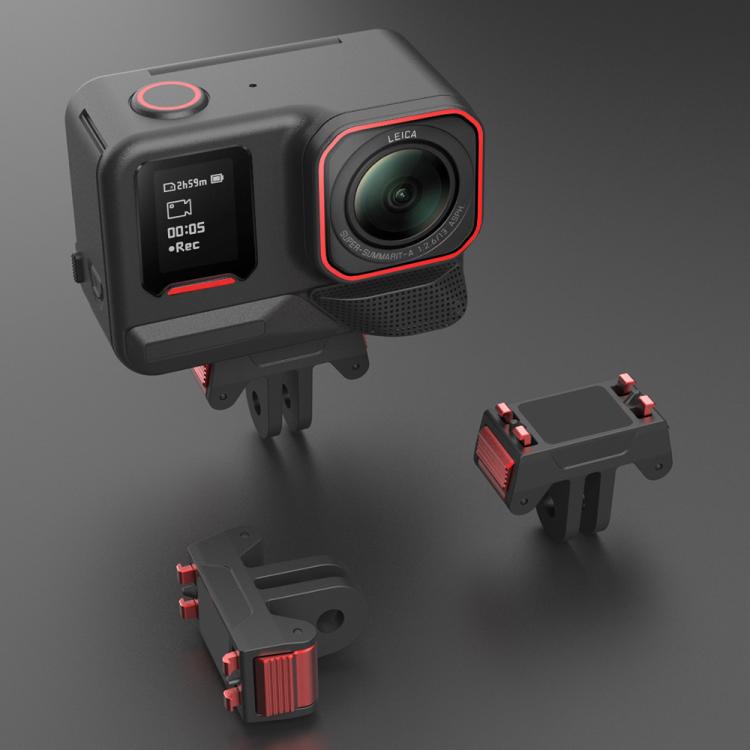 Magnetic Quick-Release Adapter Base for Insta360 X5, Ace Pro 2, Ace Pro, 2-claw Magnetic Adapter