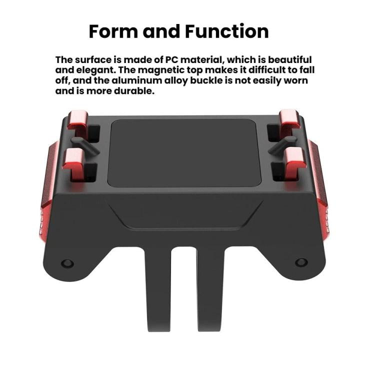 Magnetic Quick-Release Adapter Base for Insta360 X5, Ace Pro 2, Ace Pro, 2-claw Magnetic Adapter