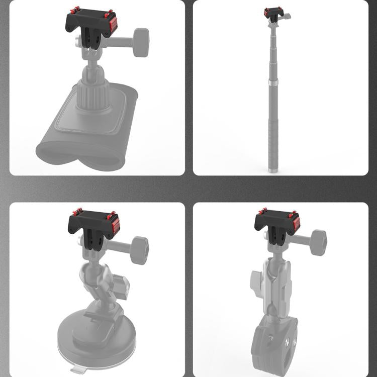 Magnetic Quick-Release Adapter Base for Insta360 X5, Ace Pro 2, Ace Pro, 2-claw Magnetic Adapter