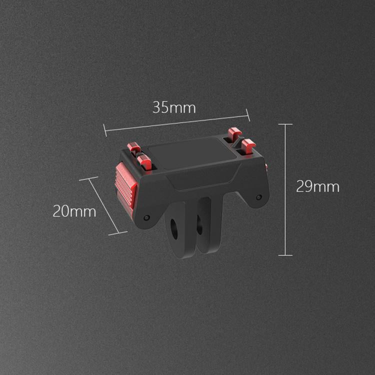 Magnetic Quick-Release Adapter Base for Insta360 X5, Ace Pro 2, Ace Pro, 2-claw Magnetic Adapter