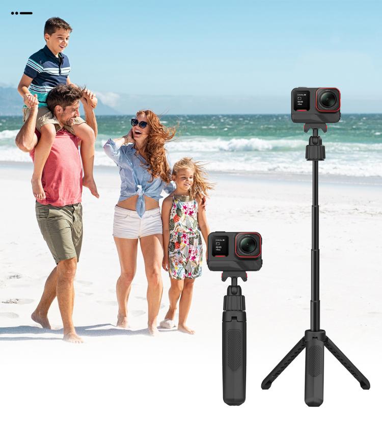 Magnetic Quick-Release Selfie Stick Tripod for Insta360 X5 / Ace Pro 2 / Ace Pro with 360-Degree Rotation, for Insta360 X5, Ace Pro 2, Ace Pro