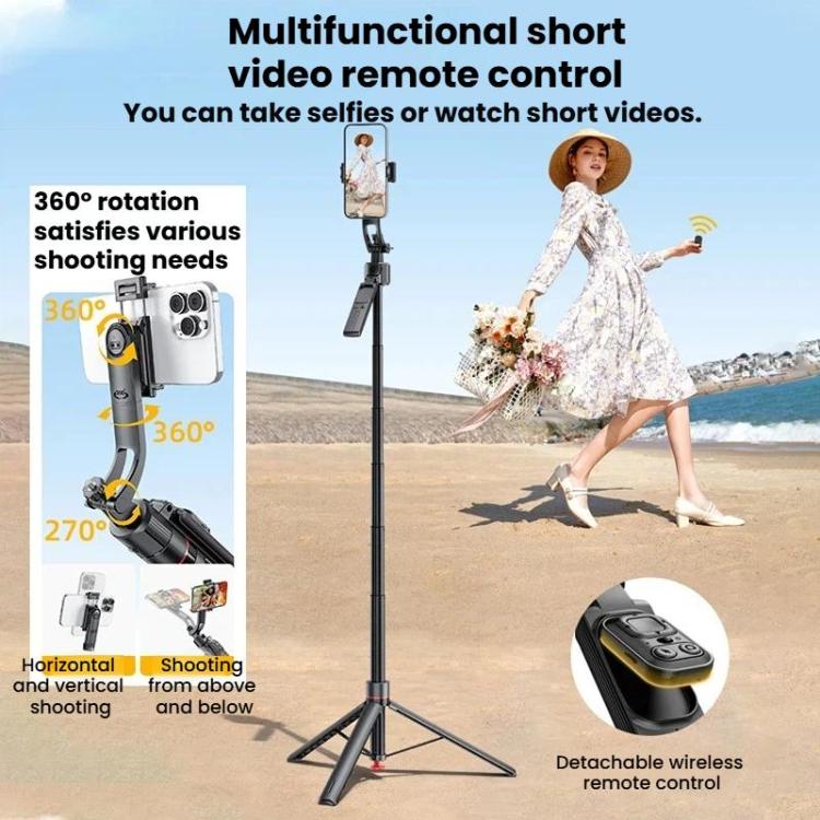Auto Face Tracking Selfie Stick Anti-Shake Retractable Phone Stand, TT07, TT07D