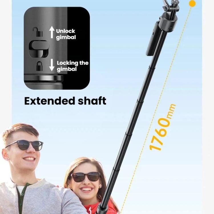 Auto Face Tracking Selfie Stick Anti-Shake Retractable Phone Stand, TT07, TT07D