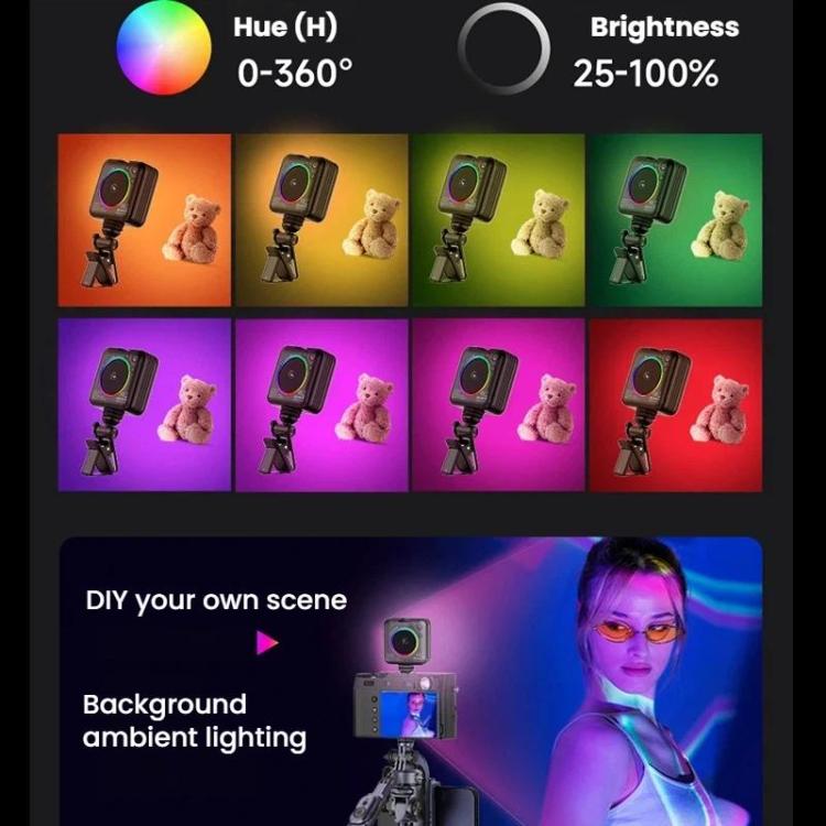 Portable LED Fill Light Handheld Pocket Light For Smartphone Photography & Live Streaming, D12, D12s, D10, D10s