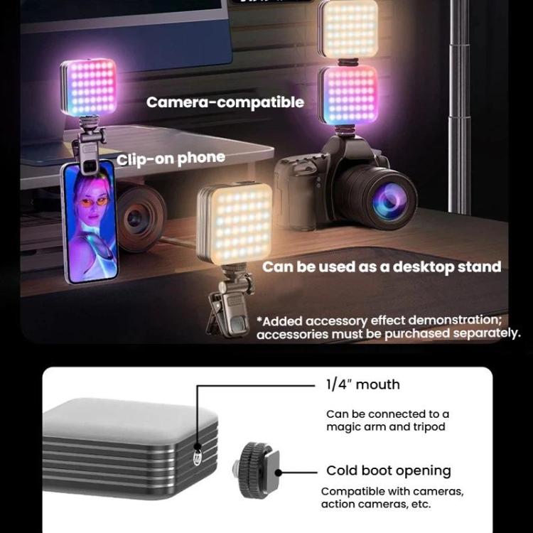 Portable LED Fill Light Handheld Pocket Light For Smartphone Photography & Live Streaming, D12, D12s, D10, D10s