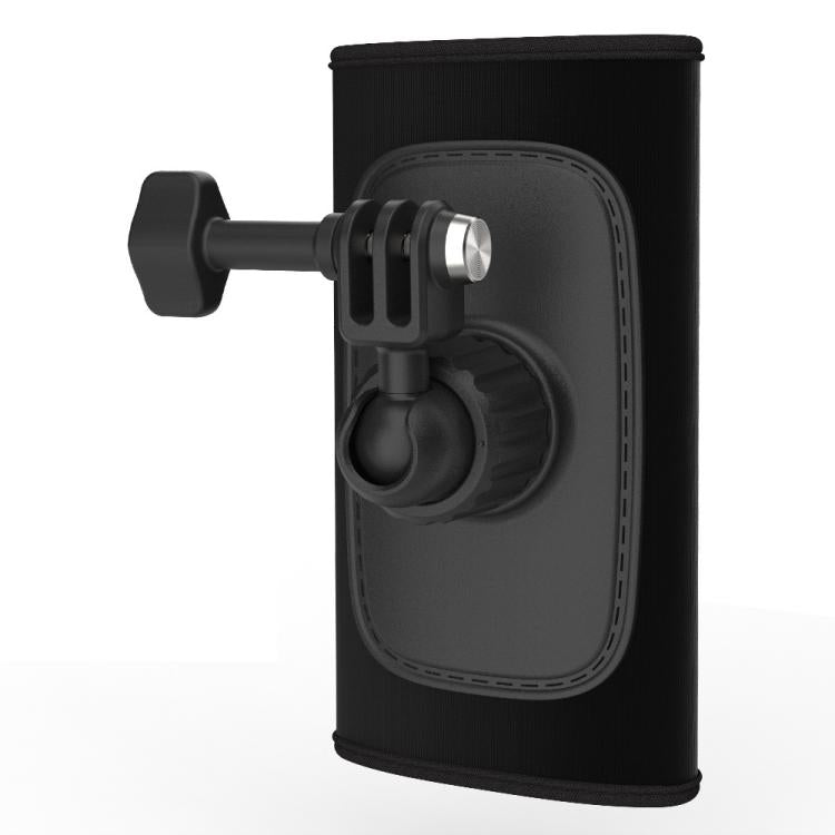 Universal Shoulder Strap Mount For Action Cameras With 360-Degree Rotating Ball Head Hands-Free POV Shooting