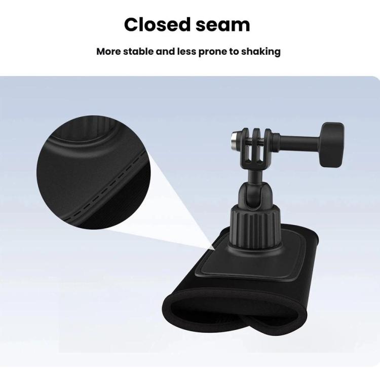 Universal Shoulder Strap Mount For Action Cameras With 360-Degree Rotating Ball Head Hands-Free POV Shooting