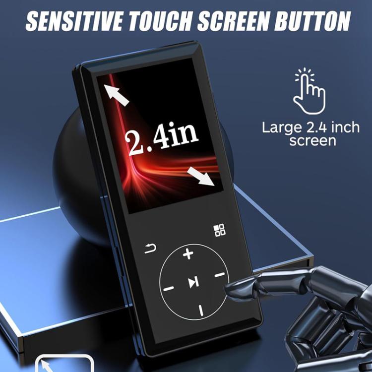 Compact Touchscreen MP3 Portable Player Bluetooth Walkman, 4GB, 8GB, 16GB, 32GB, 64GB