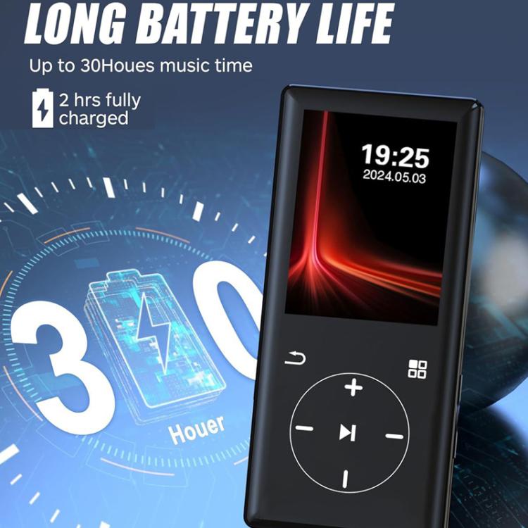 Compact Touchscreen MP3 Portable Player Bluetooth Walkman, 4GB, 8GB, 16GB, 32GB, 64GB