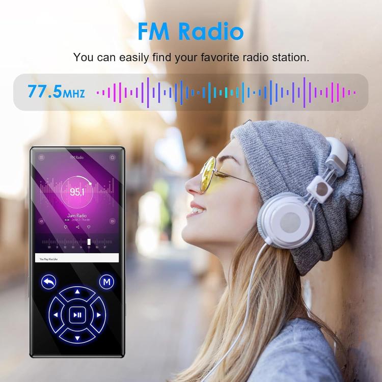 P3 Music MP3 Player Bluetooth Touchscreen Radio MP4, 4GB, 8GB, 16GB, 32GB, 64GB
