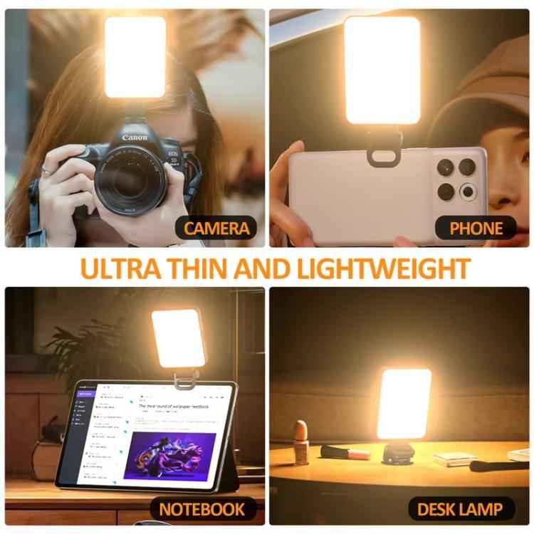 128LEDs Magnetic Selfie Light LED Fill Light for Video Conferencing, Live Streaming, Cameras, Phones & Laptops