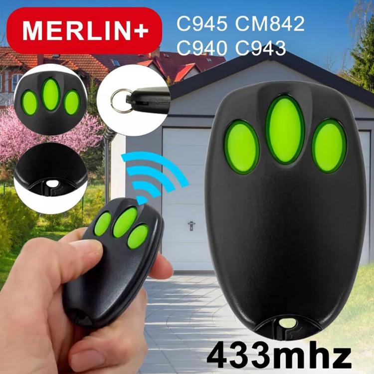 For MERLIN+ C945 / CM842 / C940 / C943 Garage Door Remotes