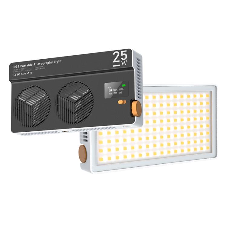 Mamen 25W Full-Color RGB Camera Outdoor Live Streaming Fill Light, 25R