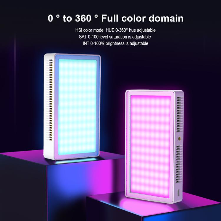 Mamen 25W Full-Color RGB Camera Outdoor Live Streaming Fill Light, 25R