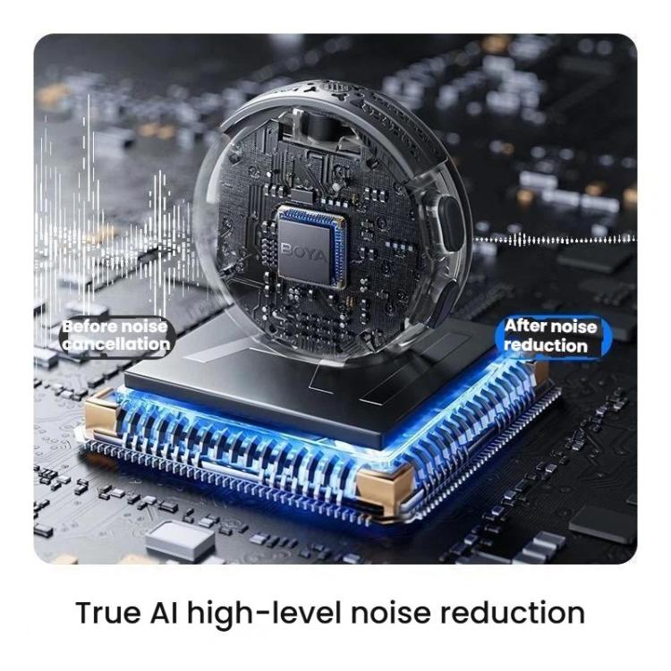 Button Wireless Lapel Microphone AI Noise Reduction With Hi-Fi Sound Quality Mobile Live Streaming Microphone, BOYA LINK3-02 Type-C, BOYA LINK3-01 Type-C+8 Pin