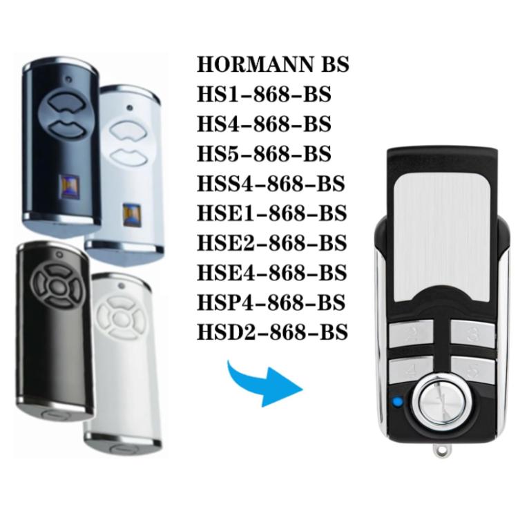 For HORMANN HSE2-868-BS 4-button 868MHz Garage Door Remote Control