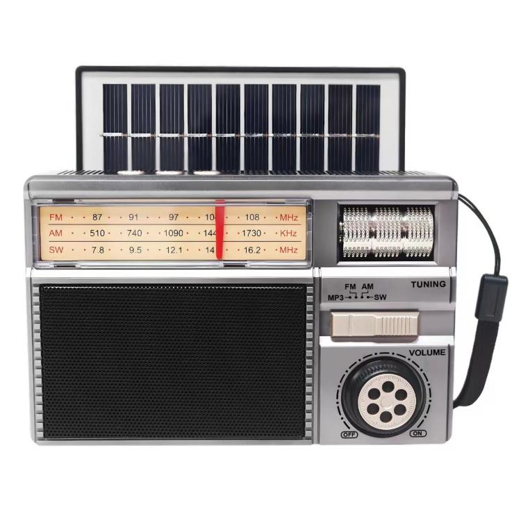 MD-979S Portable Solar Powered Bluetooth Speaker Multi-Function Outdoor Antenna Radio