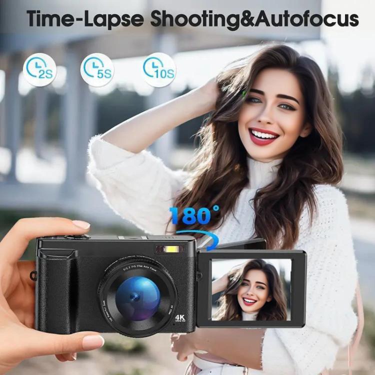 DC101 HD Retro Digital Camcorder Camera Portable Micro DSLR Camera, Single Camera, With 32G Memory Card, With 64G Memory Card, With 128G Memory Card