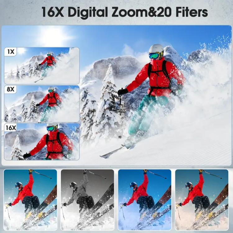 DC101 HD Retro Digital Camcorder Camera Portable Micro DSLR Camera, Single Camera, With 32G Memory Card, With 64G Memory Card, With 128G Memory Card