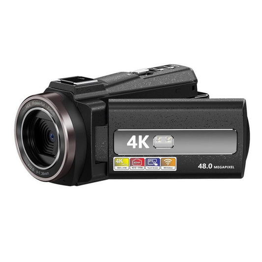 HD 4K Handheld Digital Camcorder With Electronic Image Stabilization For Outdoor Sports, US Plug, Standard, Standard+32G Memory Card, Standard+64G Memory Card, Standard+128G Memory Card