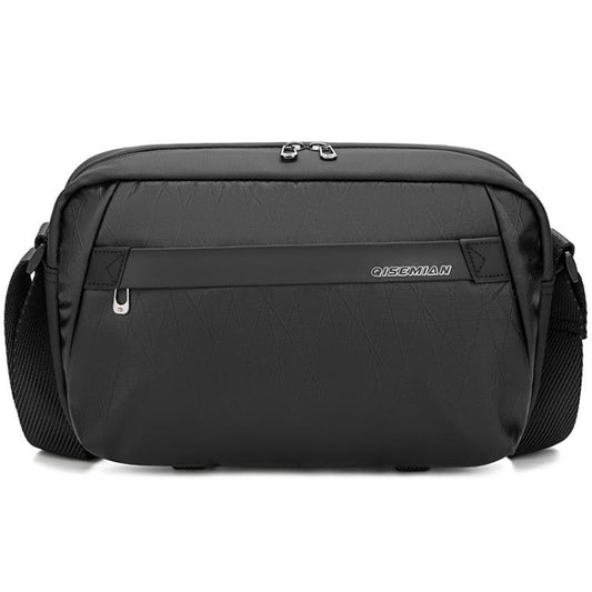 QISEMIAN Men Messenger Camera Bag Water-Resistant DSLR Photography Sling Bag With Removable Dividers & Tripod Mount