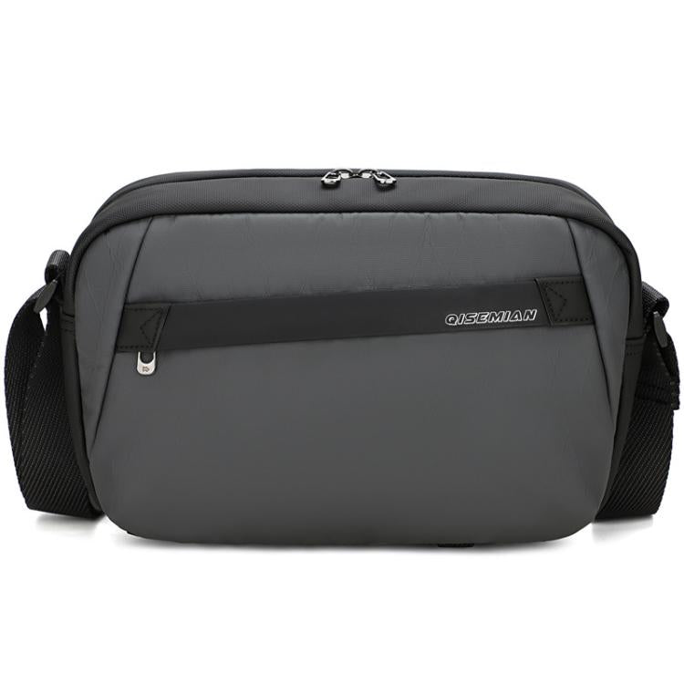 QISEMIAN Men Messenger Camera Bag Water-Resistant DSLR Photography Sling Bag With Removable Dividers & Tripod Mount