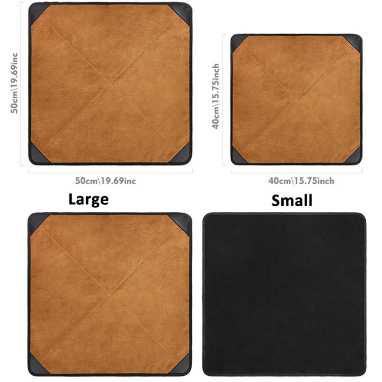 Multipurpose Camera Wrap Cloth Self-Adhesive Storage Bag For Lenses, Gimbals & Tablet Devices, L Brown, L Khaki, L Cyan, S Brown, S Khaki, S Cyan