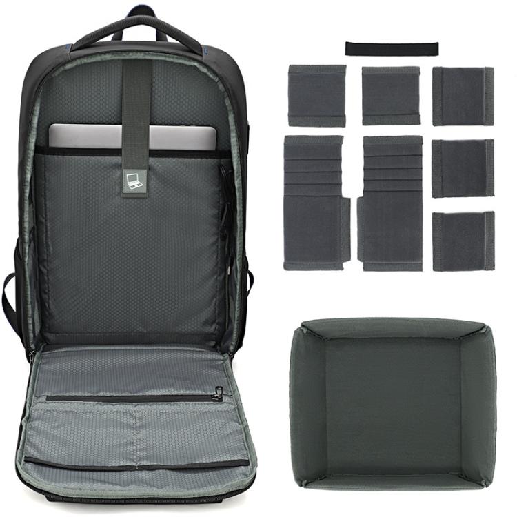 QISEMIAN Photography Backpack with Removable Insert, Dry-Wet Separation Zone, Customizable Dividers for Cameras & 16-Inch Laptop