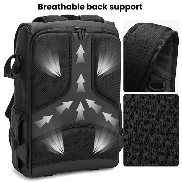 AK818 Waterproof Anti-Theft Dual-Shoulder Camera Bag Large-Capacity Photography Backpack