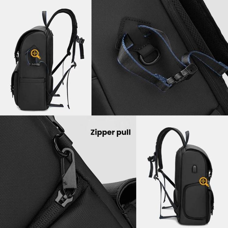 AK818 Waterproof Anti-Theft Dual-Shoulder Camera Bag Large-Capacity Photography Backpack