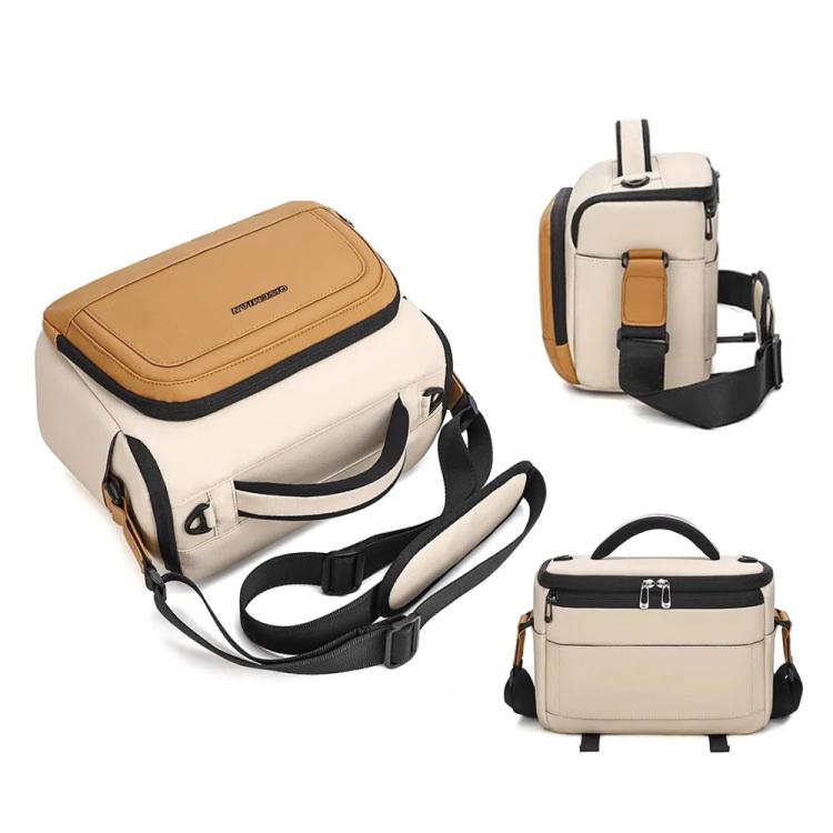 QISEMIAN Crossbody Camera Bag Water-Resistant Sling Messenger Bag With Tripod Mount & Luggage Strap, XK0042 Orange, XK0042 Green