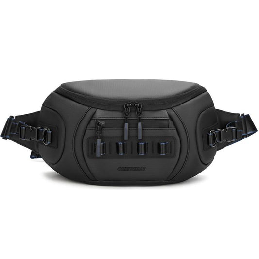 QISEMIAN Chest Shoulder Camera Bag For Men with Removable Dividers Urban Commute Messenger Bag