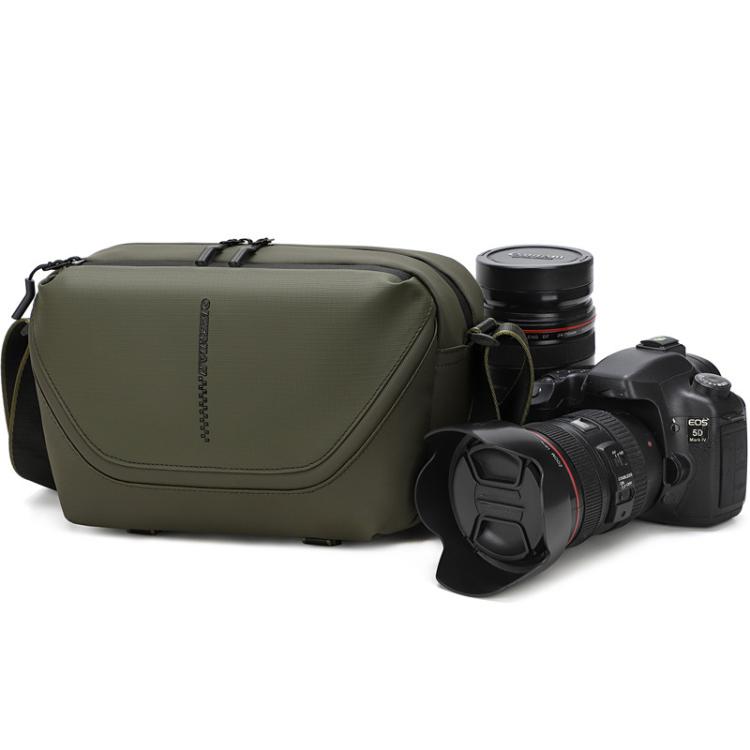 QISEMIAN All-in-One Mens Photography Sling Bag with Removable Camera Insert & Tripod Holder