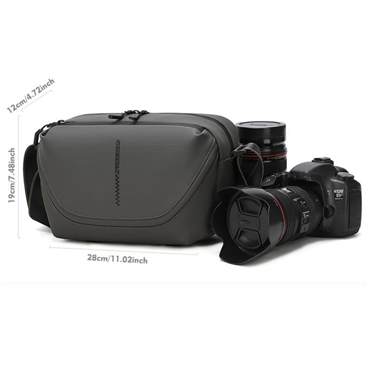 QISEMIAN All-in-One Mens Photography Sling Bag with Removable Camera Insert & Tripod Holder