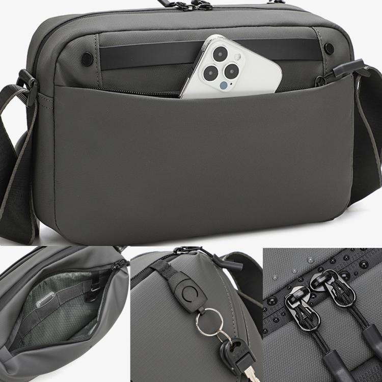 QISEMIAN All-in-One Mens Photography Sling Bag with Removable Camera Insert & Tripod Holder